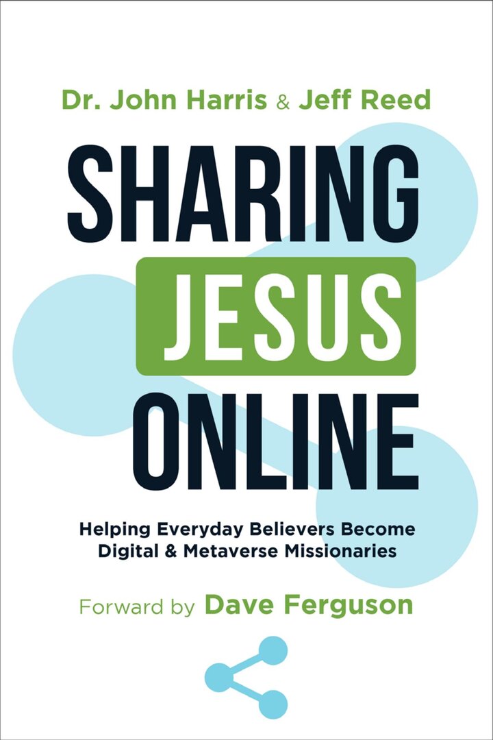 Sharing Jesus Online by Dr. John Harris and Jeff Reed — book cover.